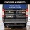 Luverne Grip Step 7" x 54" Black Aluminum Rear Step Fleet Kit, Sprinter 415254-570749-0 - alternate 6